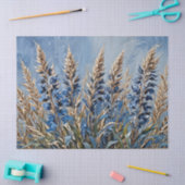 Blauer Pampelgras Seidenpapier (Basteln)