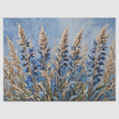 Blauer Pampelgras Seidenpapier (Vorderseite)