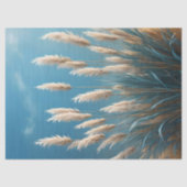 Blauer Pampelgras Seidenpapier (Vorderseite)