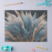 Blauer Pampelgras Seidenpapier (Basteln)