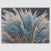 Blauer Pampelgras Seidenpapier (Vorderseite)