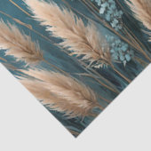 Blauer Pampelgras Seidenpapier (Detail)