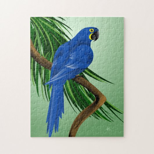 Blauer Papagei - HyazintheMacaws Puzzle (Vertikal)
