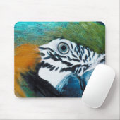 Blauer Papagei Mousepad (Mit Mouse)