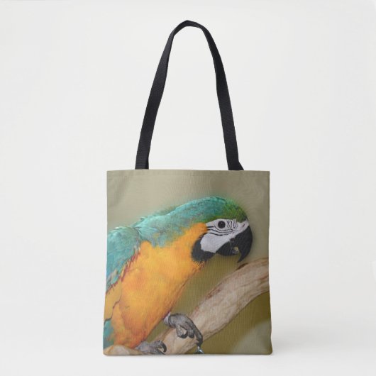 Blauer Papagei Tasche (Vorderseite)