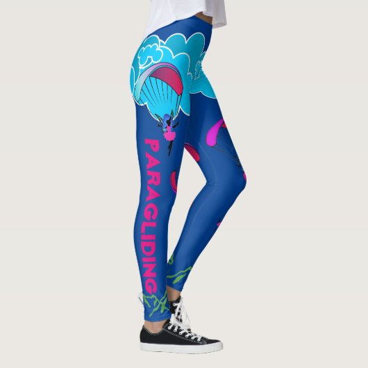 Blauer Paragliding Pixie Leggings (Rechts)