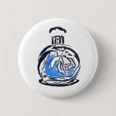 Blauer Parfüm Button (Vorderseite)