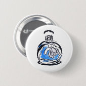 Blauer Parfüm Button (Vorne & Hinten)
