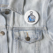 Blauer Parfüm Button (Beispiel)