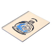 Blauer Parfüm Notizblock (Linke Seite)