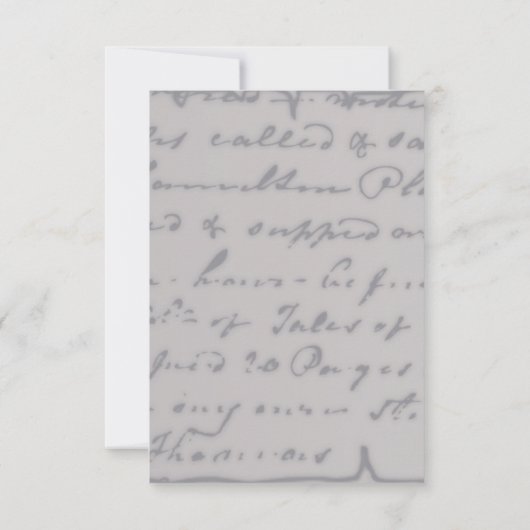 Blauer Pariser Brautdusche Einladung (Rückseite)