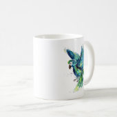 Blauer Parrot Kaffeetasse (VorderseiteRechts)