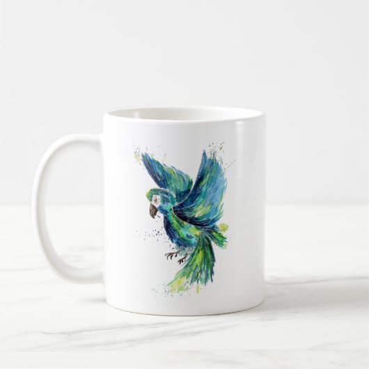 Blauer Parrot Kaffeetasse (Links)