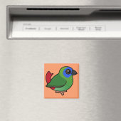 Blauer Parrotfinch Magnet (In Situ (Geschirrspüler))