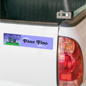 Blauer Paso Fino PferdeAutoaufkleber Autoaufkleber (Auf Lkw)