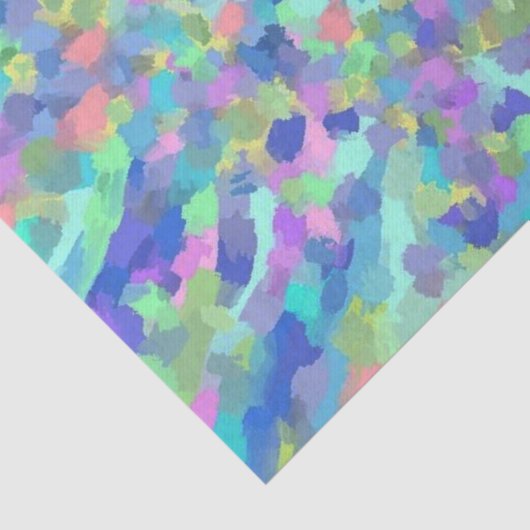 Blauer Pastell Seidenpapier (Ausschnitt)