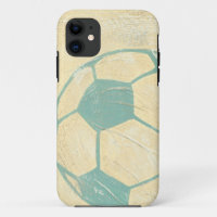 Blauer PastellFußball durch Chariklia Zarris