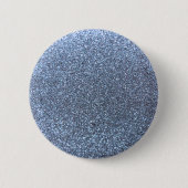 Blauer PastellGlitter Button (Vorderseite)