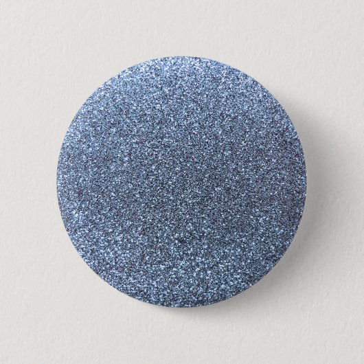 Blauer PastellGlitter Button (Vorderseite)