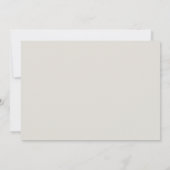 Blauer Pastellkosmos Blume Hochzeit Einladung (Rückseite)