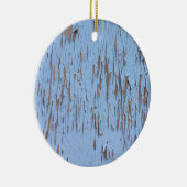 Blauer Peeling Keramikornament (Rechts)
