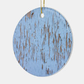 Blauer Peeling Keramikornament (Links)