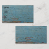 Blauer Peeling Visitenkarte (Vorne/Hinten)