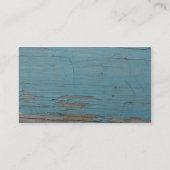 Blauer Peeling Visitenkarte (Rückseite)
