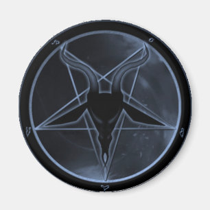Blauer Pentagram Magnet