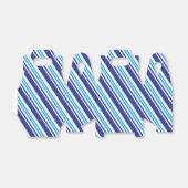Blauer Peppermint Streifen Geschenkschachtel (Ungefaltet)