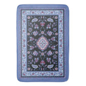 Blauer Perser-Teppich Badematte (Vorderseite Vertikal)