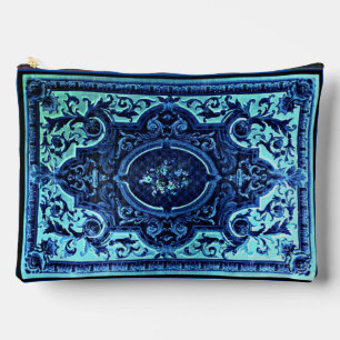 Blauer persischer Teppichtasche Zubehörtasche