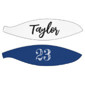 Blauer Personalisierter Name Ball Player Nummer Basketball (Panele)