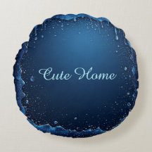Blauer personalisierter Name, individuelles Gesche