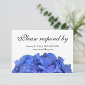 Blauer Perwinkl UAWG Save The Date (Stehend Vorderseite)