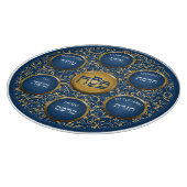 Blauer Pessach Seetransport Glasschneider Schneidebrett (Ecke)