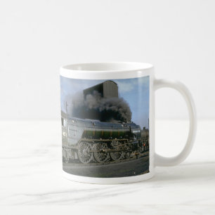 Blauer Peter bereitet sich für die Reise zurück  Kaffeetasse