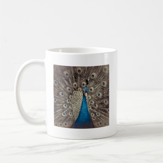 Blauer Pfau Kaffeetasse (Links)