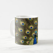 Blauer Pfau Kaffeetasse (Vorderseite Links)