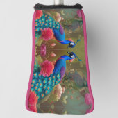 Blauer Pfau, Rosengarten Golf Headcover (Rotieren 90)