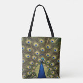 Blauer Pfau Tasche (Rückseite)