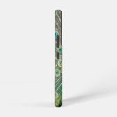 Blauer Pfauenfeder Samsung Galaxy Hülle (Rechte Seite)