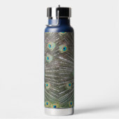 Blauer Pfauenfeder Trinkflasche (rechts)