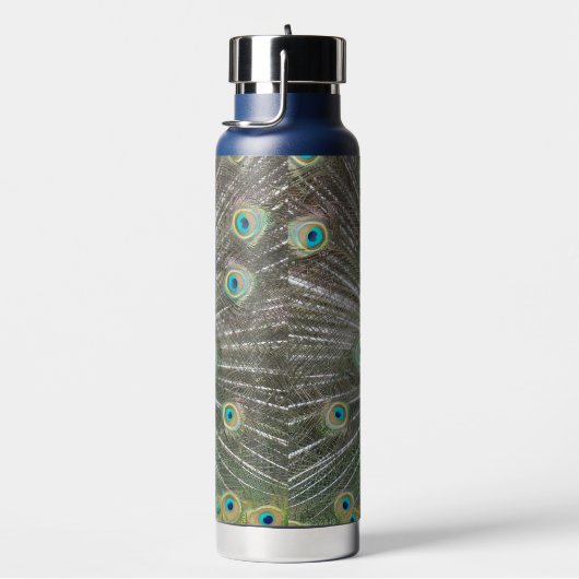 Blauer Pfauenfeder Trinkflasche (rechts)