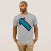 Blauer Pfeil-T - Shirt (Vorne ganz)