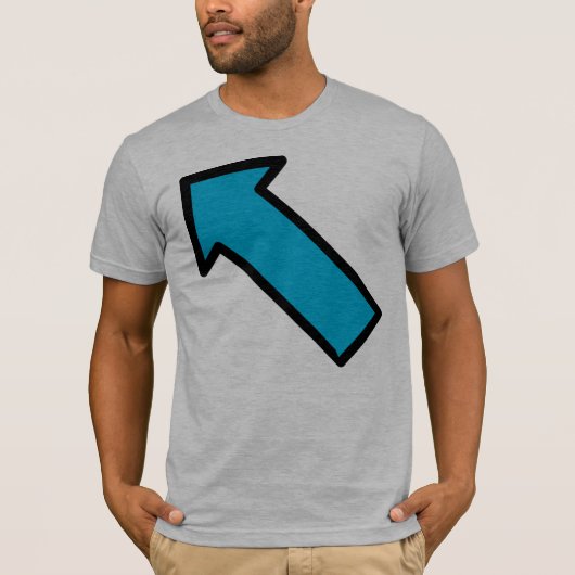 Blauer Pfeil-T - Shirt (Vorderseite)