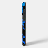 Blauer Pfeilgiftfrosch iPhone Hülle (Linke Seite)