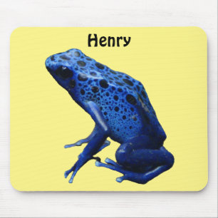 Blauer Pfeilgiftfrosch Mousepad