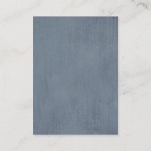 Blauer Pfirsichblau Geometrischer Empfang Begleitkarte (Rückseite)