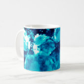 Blauer Phantom Fashion Patterns Dirty Plash Waterc Kaffeetasse (Vorderseite Links)